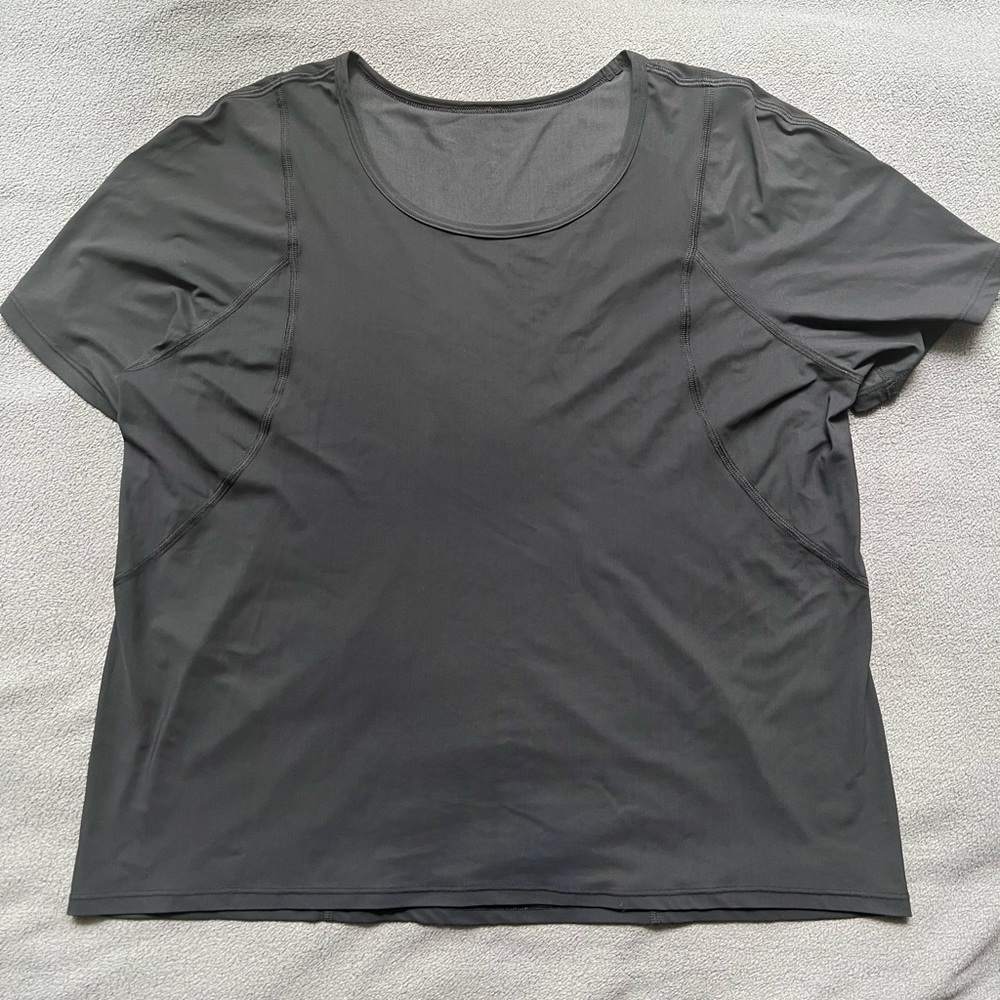 Black Lululemon Athletica Sports T-Shirt